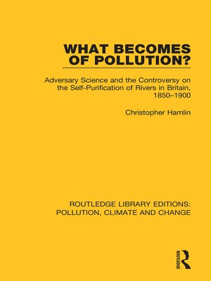 cover image of What Becomes of Pollution?
